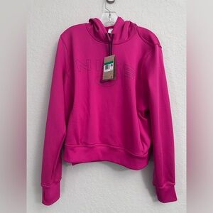 Nike Therma-Fit Fleece Pullover Hoodie Womens XL Fuschia Pink